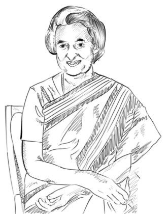 Discover more than 77 indira gandhi sketch best - in.eteachers