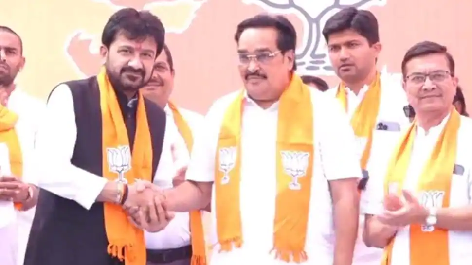 जयराज सिंह परमार की बीजेपी में शामिल होने के पहले अपने कुल देवी के दर्शन किये। कांग्रेस सदस्यों समेत बड़ी संख्या में समर्थक मेहसाणा छोड़कर कमलम पहुंचकर भाजपा में शामिल हुए .
