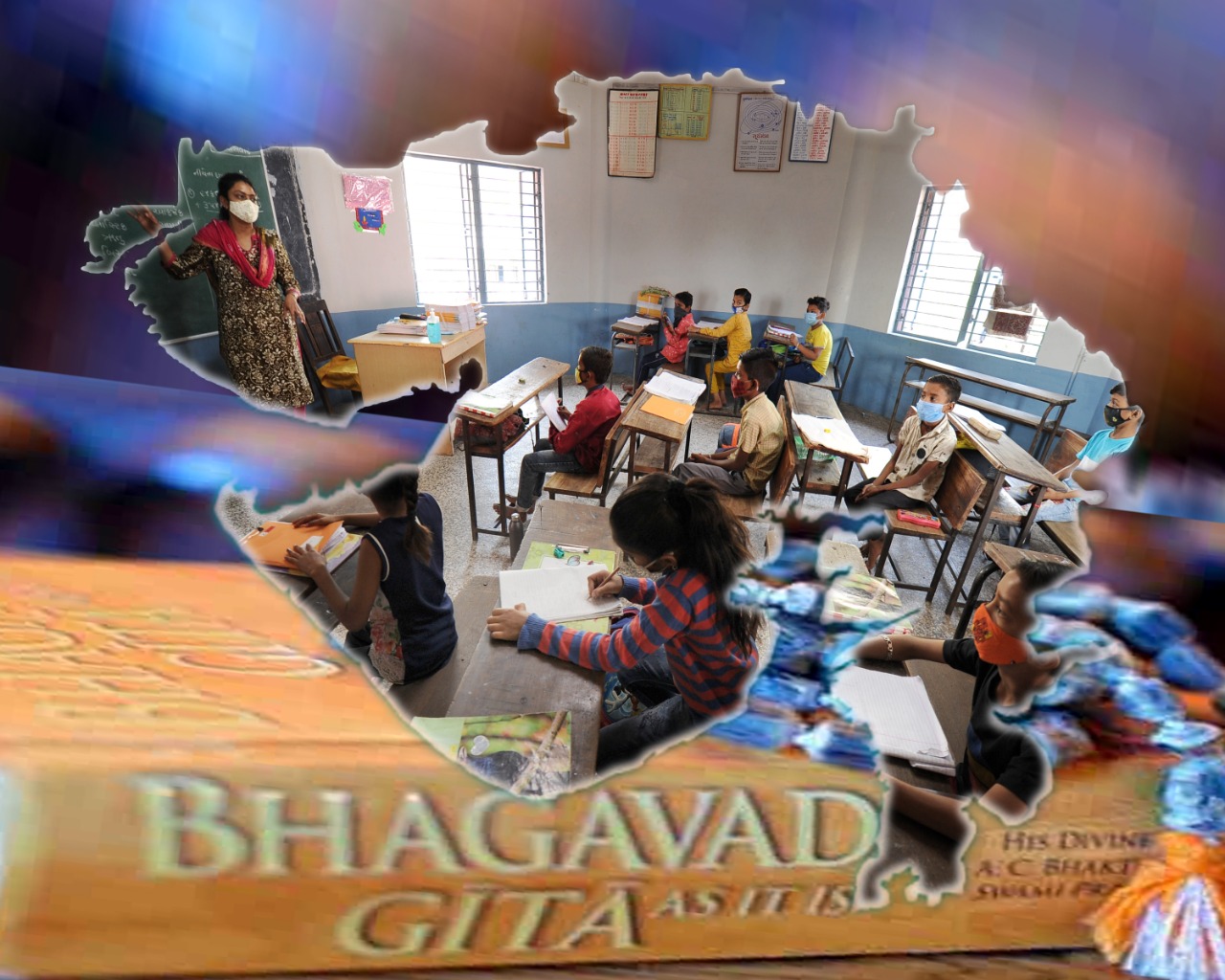 श्रीमद्भागवत गीता पढ़े तो लेकिन 37000 स्कूलों में पढ़ायेगा कौन ? गुजरात में 1.4 लाख शिक्षकों की कमी