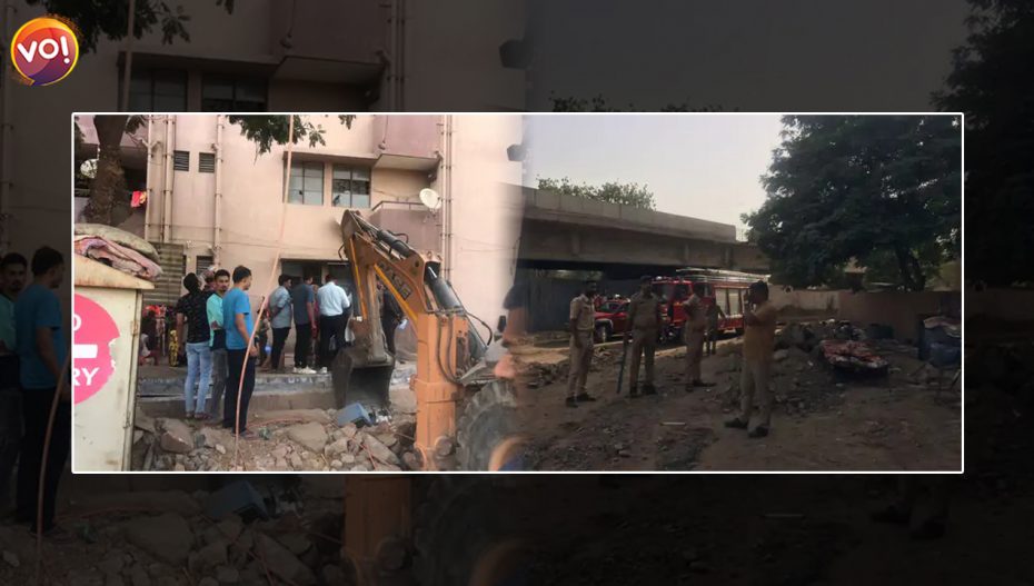 जेसीबी ने ली जान: अहमदाबाद में अनुपम ब्रिज के पास दीवार गिरने से पिता-पुत्री की दर्दनाक मौत
