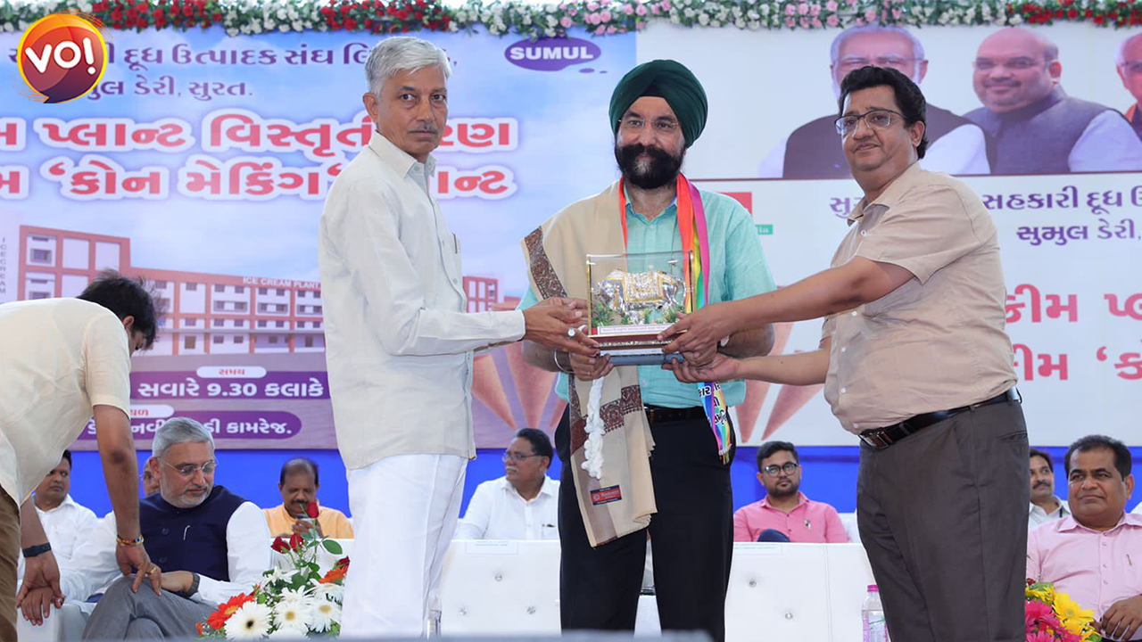 C.R. Paatil Lays Foundation Stone For Sumul Dairy's New Unit