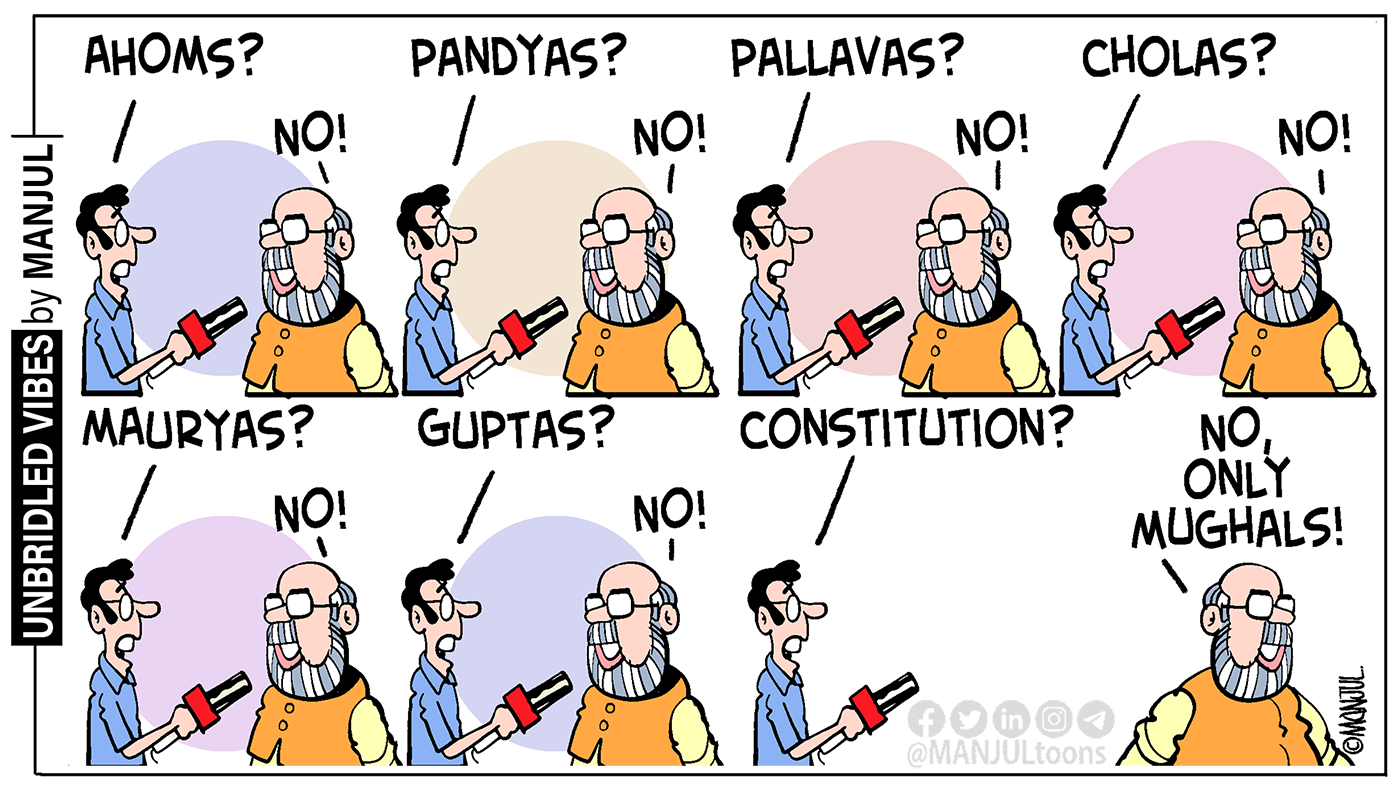 Manjul toons for vibes of india