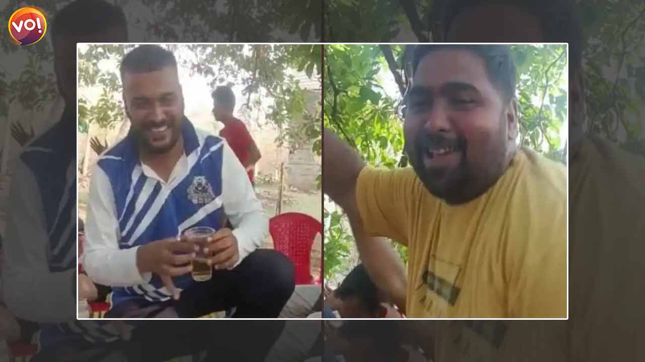 गुजरात में कहा है शराबबंदी ?,भाजपा नेता का शराबपार्टी के वीडियो वायरल