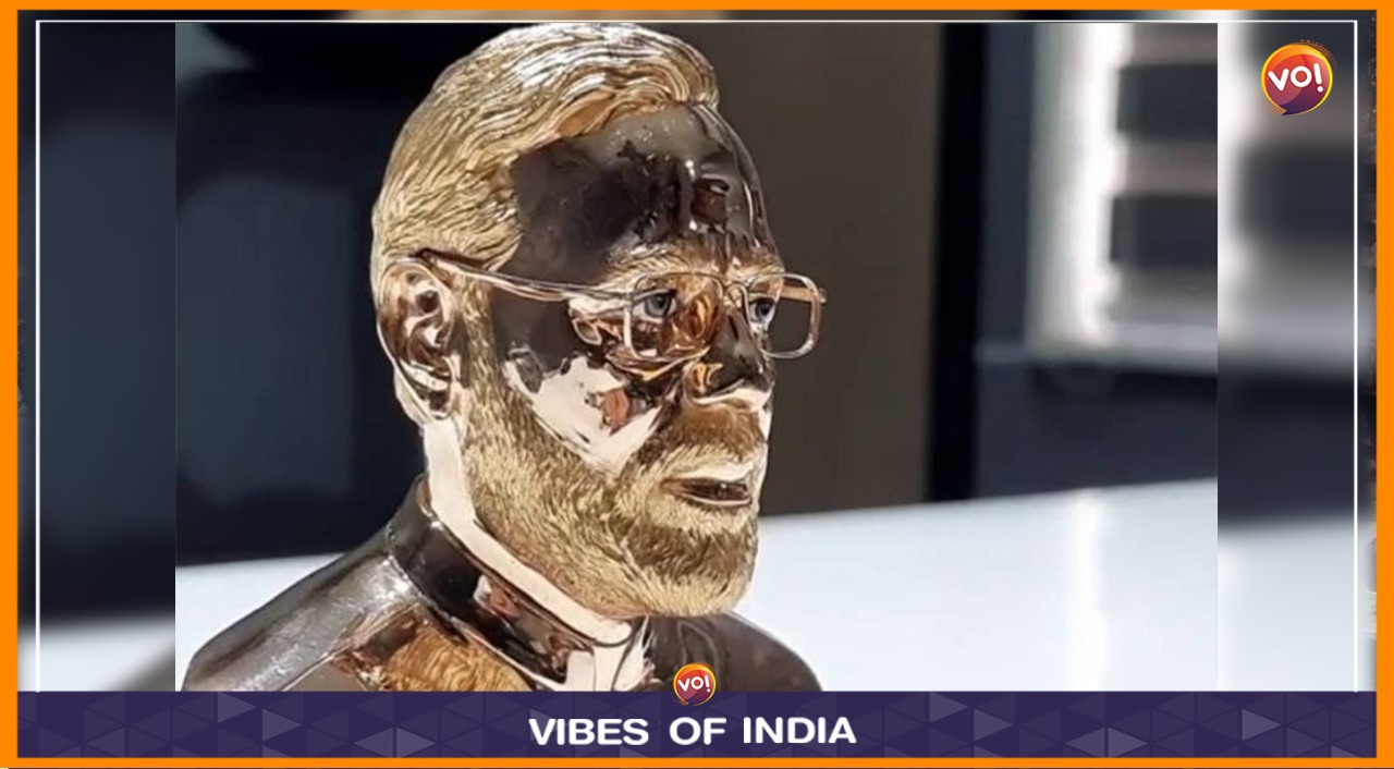 पीएम मोदी की 156 ग्राम सोने की मूर्ति की तैयार