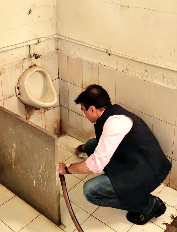 Education Minister’s Cleanliness Message In Kamrej