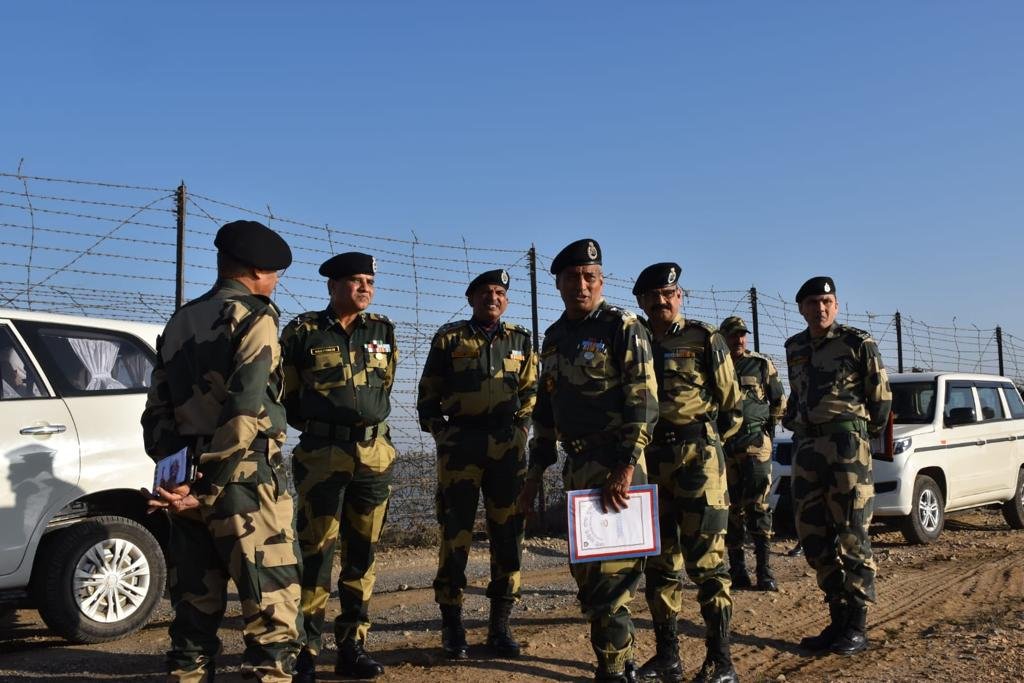 IG BSF Visit To Border Areas In Bhuj Sector