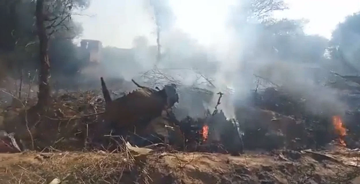 Plane Crash In Rajasthan's Bharatpur