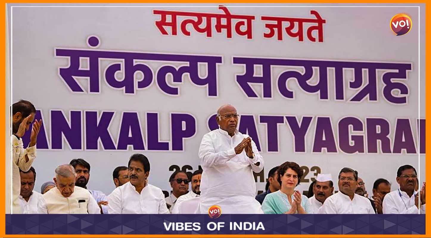 राहुल गांधी की सदयस्ता निरस्त होने के बाद कांग्रेस का "संकल्प सत्याग्रह