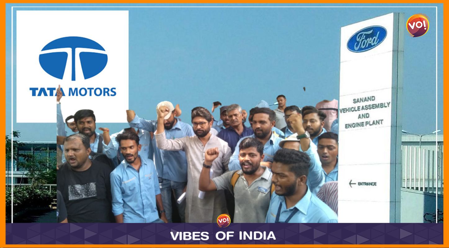 फोर्ड के 355 कर्मचारियों ने जिग्नेश मेवाणी के नेतृत्व में किया प्रदर्शन