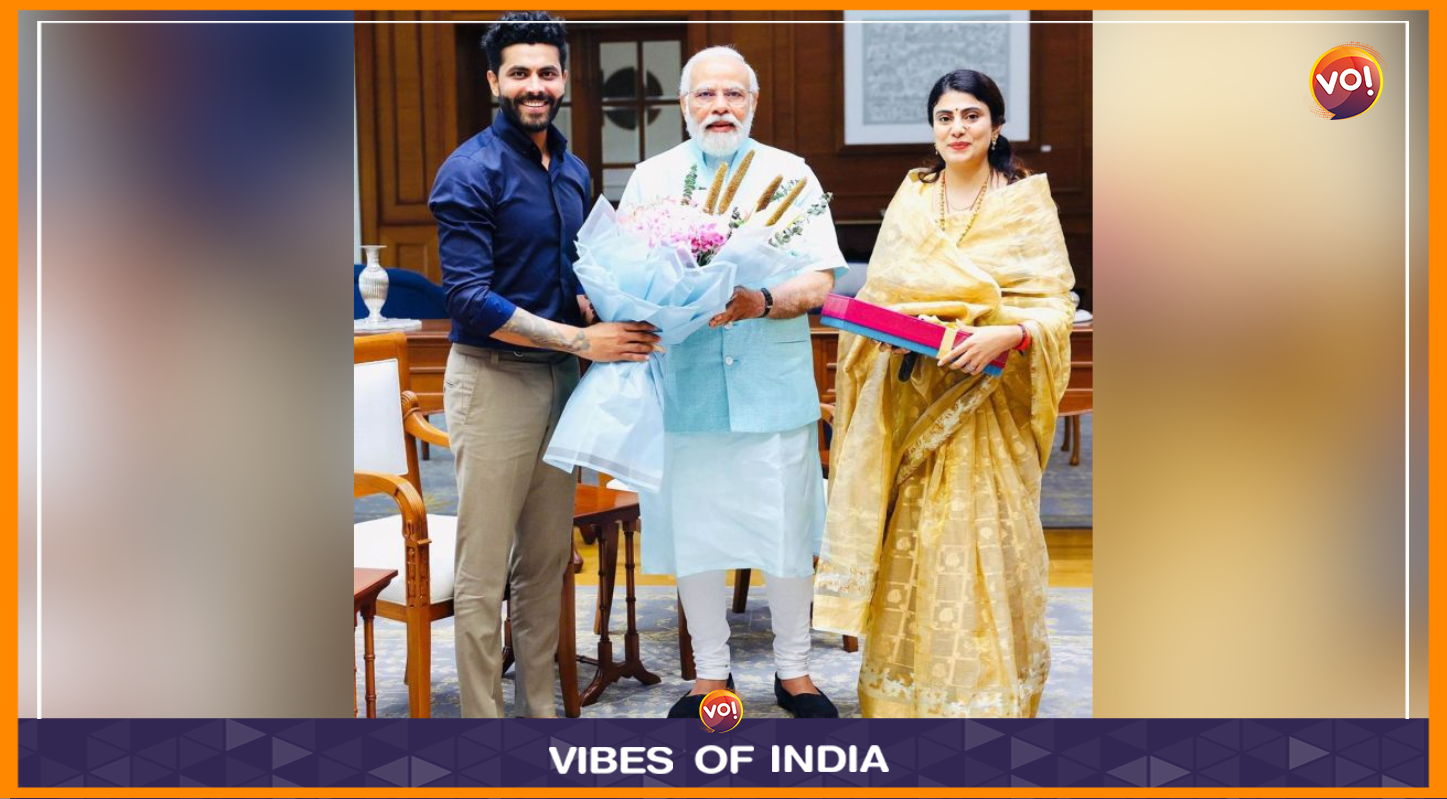Mr & Mrs Jadeja Meet PM 