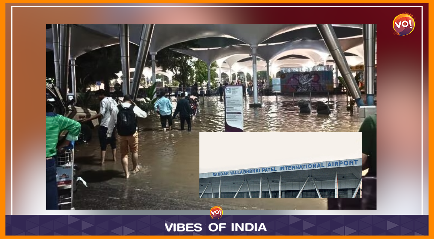 Gujarat: Severe Rain Leads To Flooding At Sardar Vallabhbhai Patel International Airport