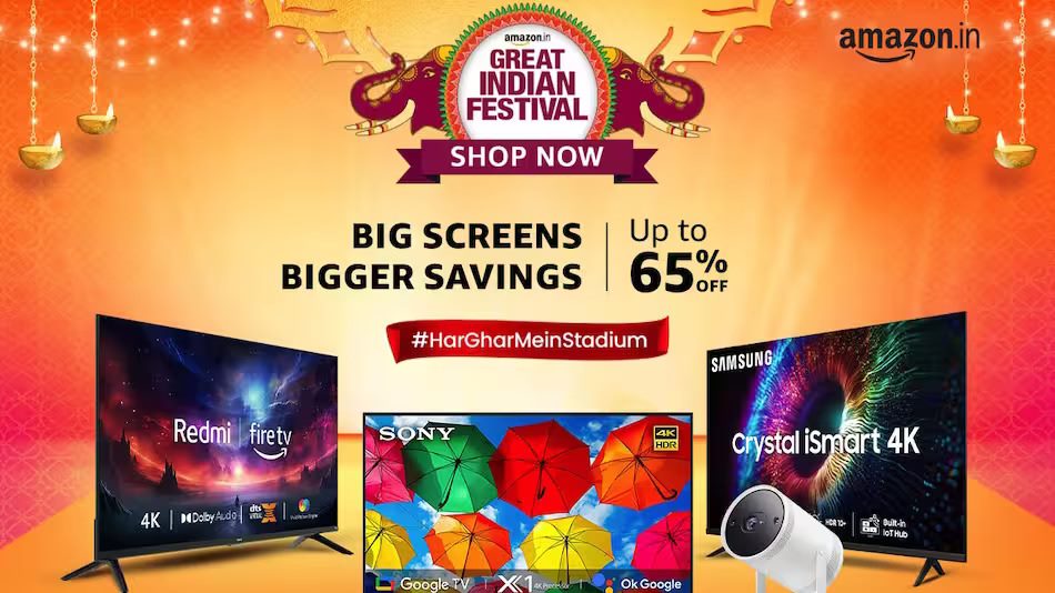 Amazon Great Indian Festival 2023 - Diwali Discount on LED TV