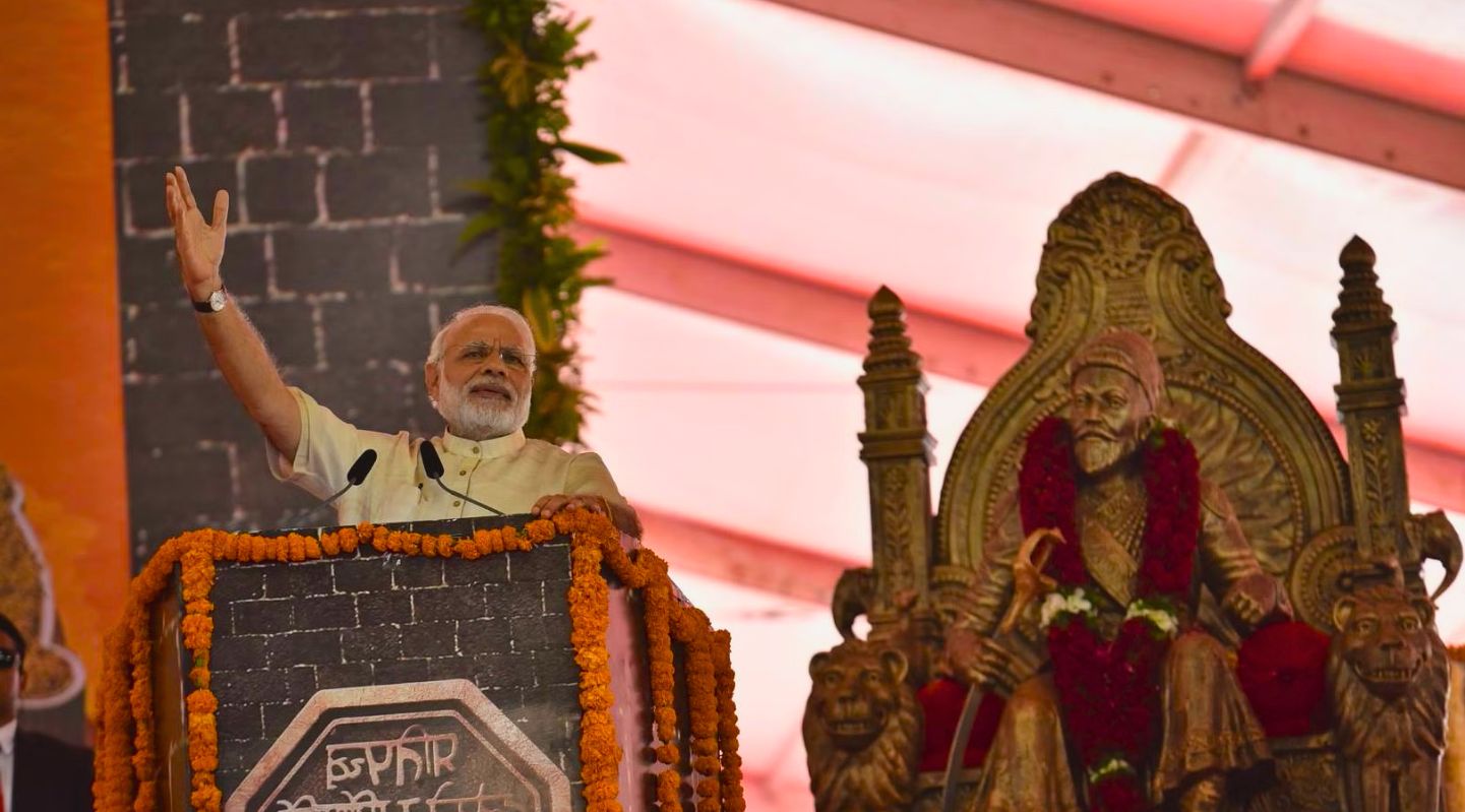 PM Modi Unveils Chhatrapati Shivaji Maharaj Statue in Maharashtra, Emphasizes Maritime Strength