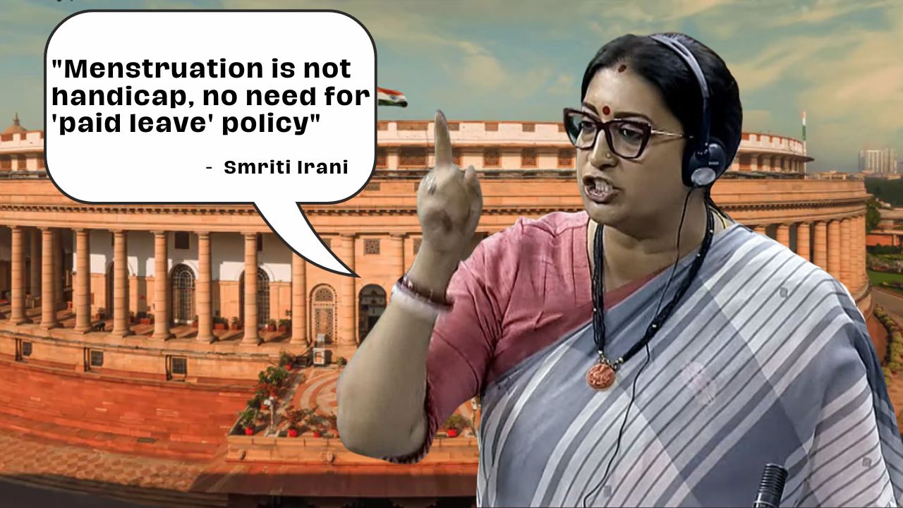 Menstrual Leave Debate: Smriti Irani Opposes, Focuses On Hygiene