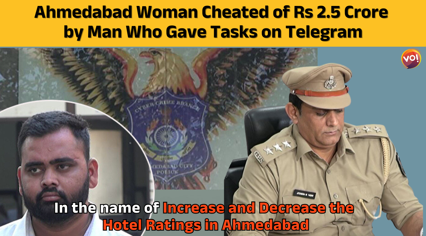 A man was arrested by the cyber crime for cheating a woman of Rs 2.46 crore in the name of tasks to increase and decrease the hotel ratings in Ahmedabad.