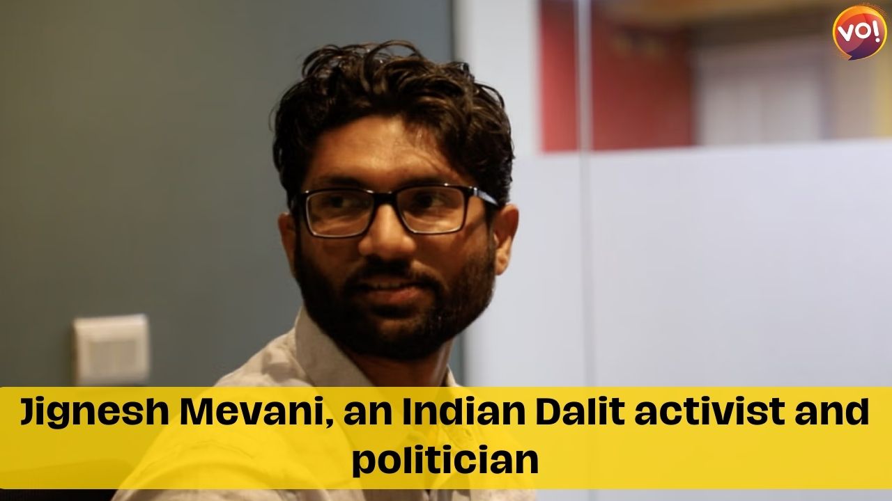 Jignesh Mevani, an Indian Dalit activist and politician