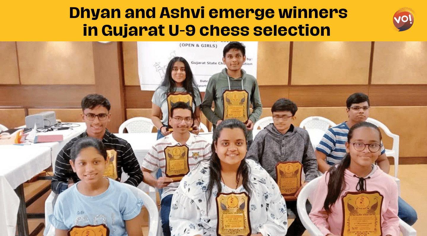 Dhyan and Ashvi win Gujarat U-9 Chess Tournament. Read Story