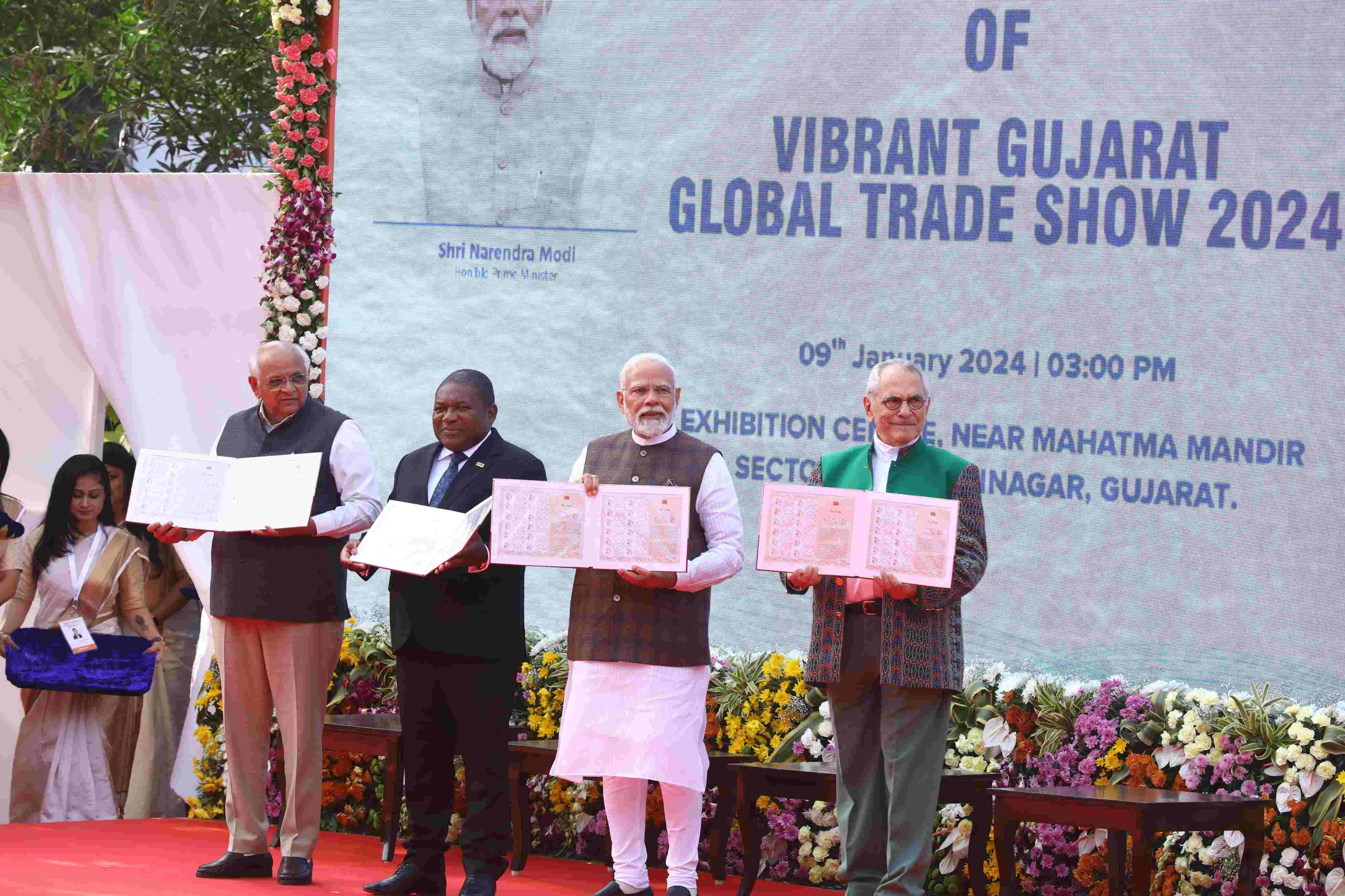 Prime Minister Narendra Modi Inaugurates Vibrant Gujarat Global Trade Show 2024