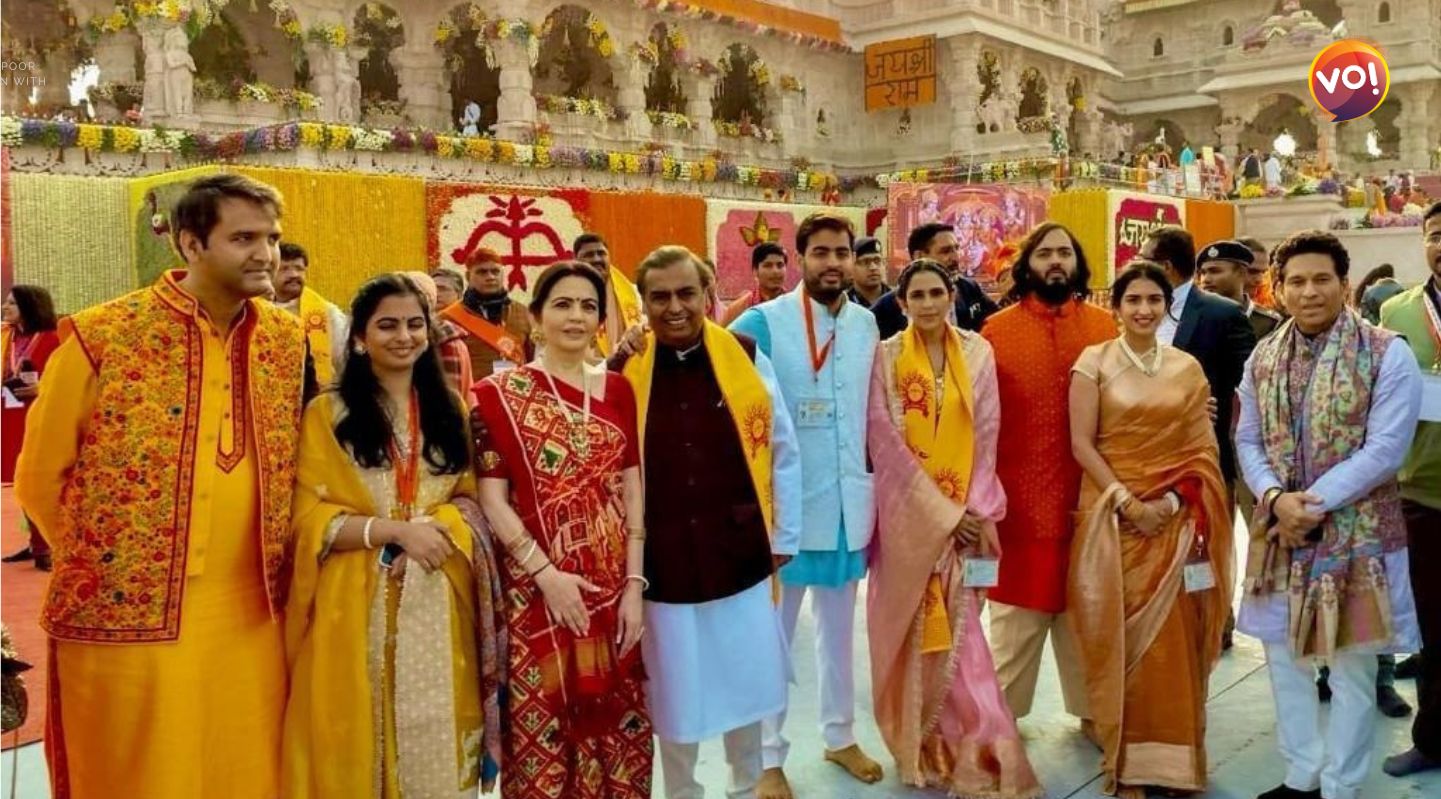 Nita Ambani Dazzles in Traditional Attire at Ayodhya's Pran Pratishtha Ceremony