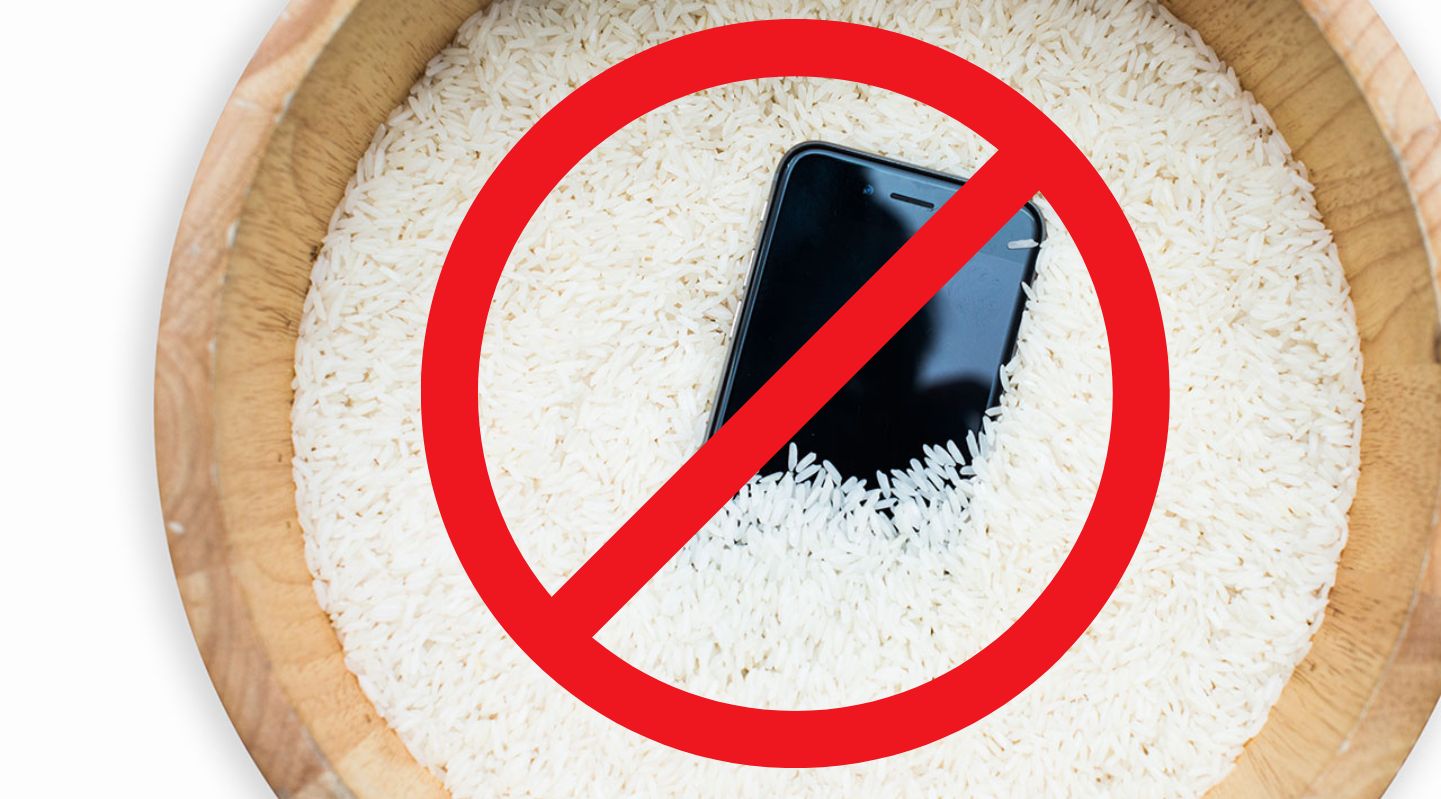 Apple Warns Putting Your Wet iPhone in It Could Do More Harm Than Good