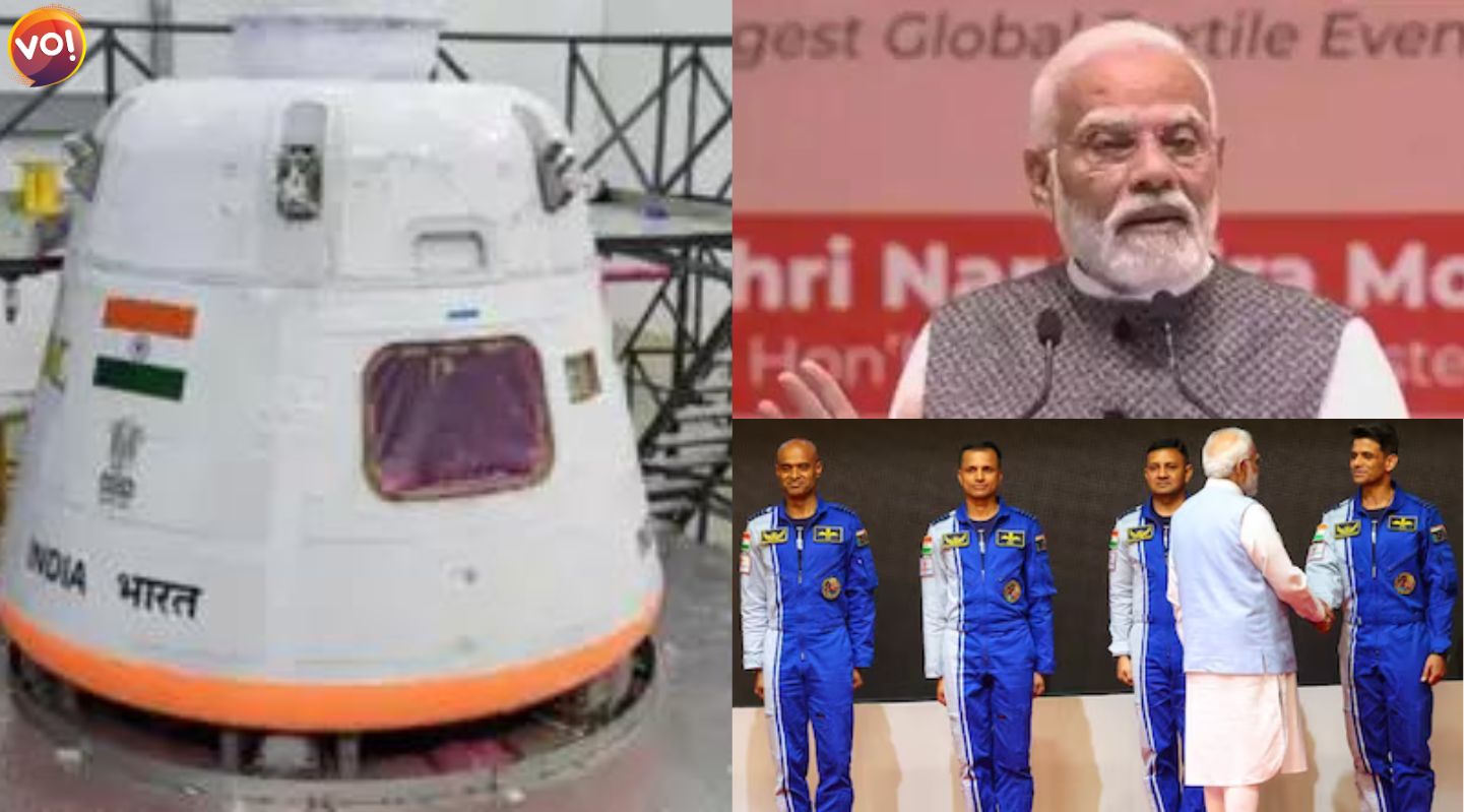 पीएम मोदी ने गगनयान मिशन के लिए 4 अंतरिक्ष यात्रियों के नामों का खुलासा किया