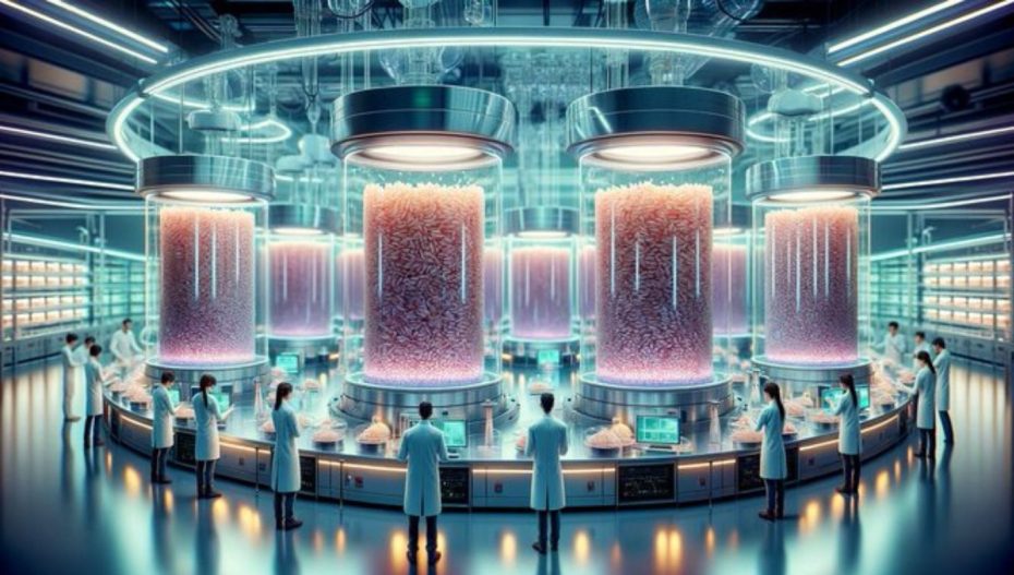 Beef Sprouts in Rice: Scientists Grow Meat in a Grain!