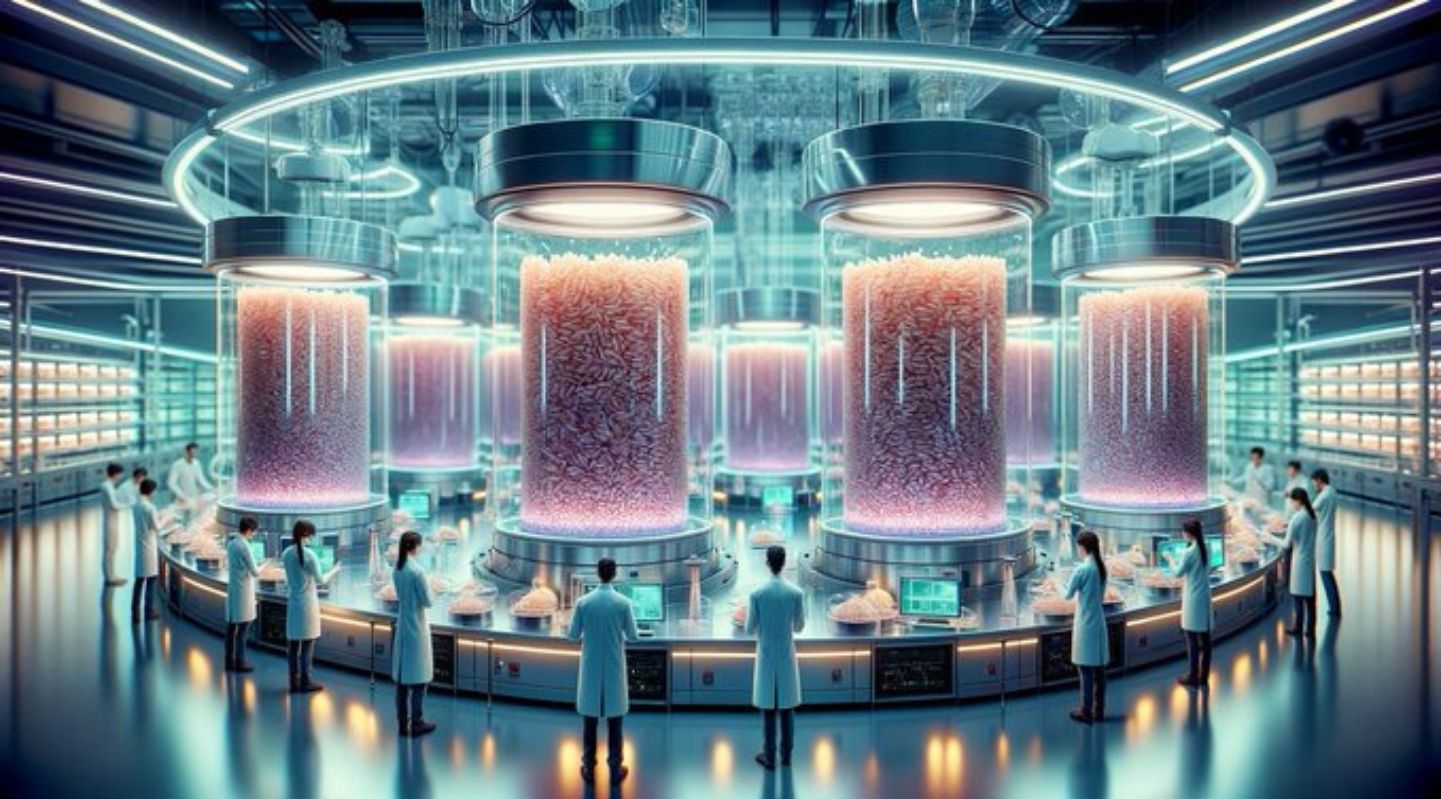 Beef Sprouts in Rice: Scientists Grow Meat in a Grain!