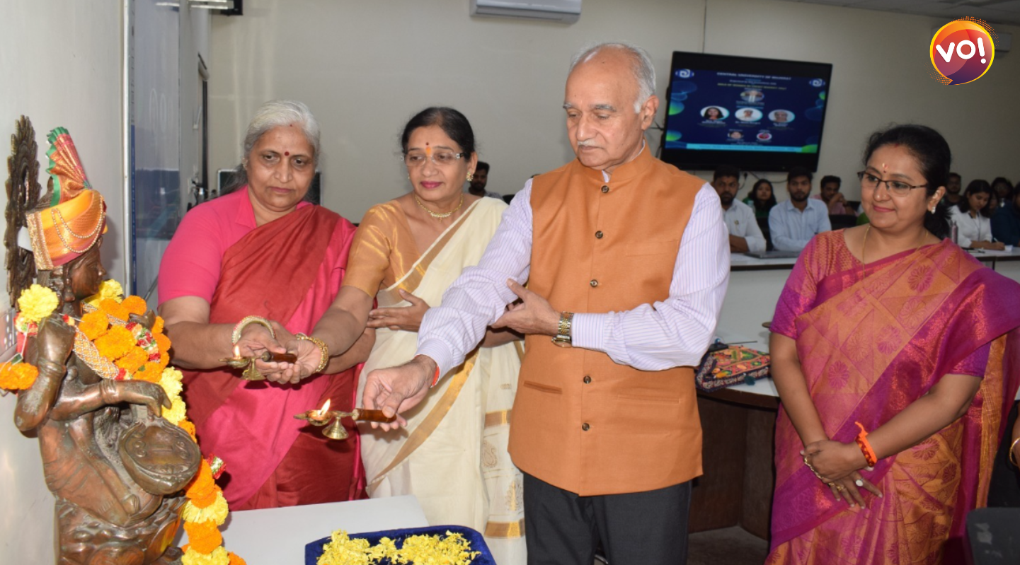 Central University of Gujarat Hosts Symposium on Women’s Role in Developing India