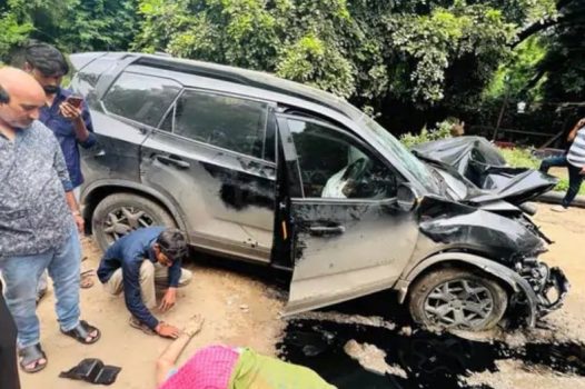 गांधीनगर SUV हादसा