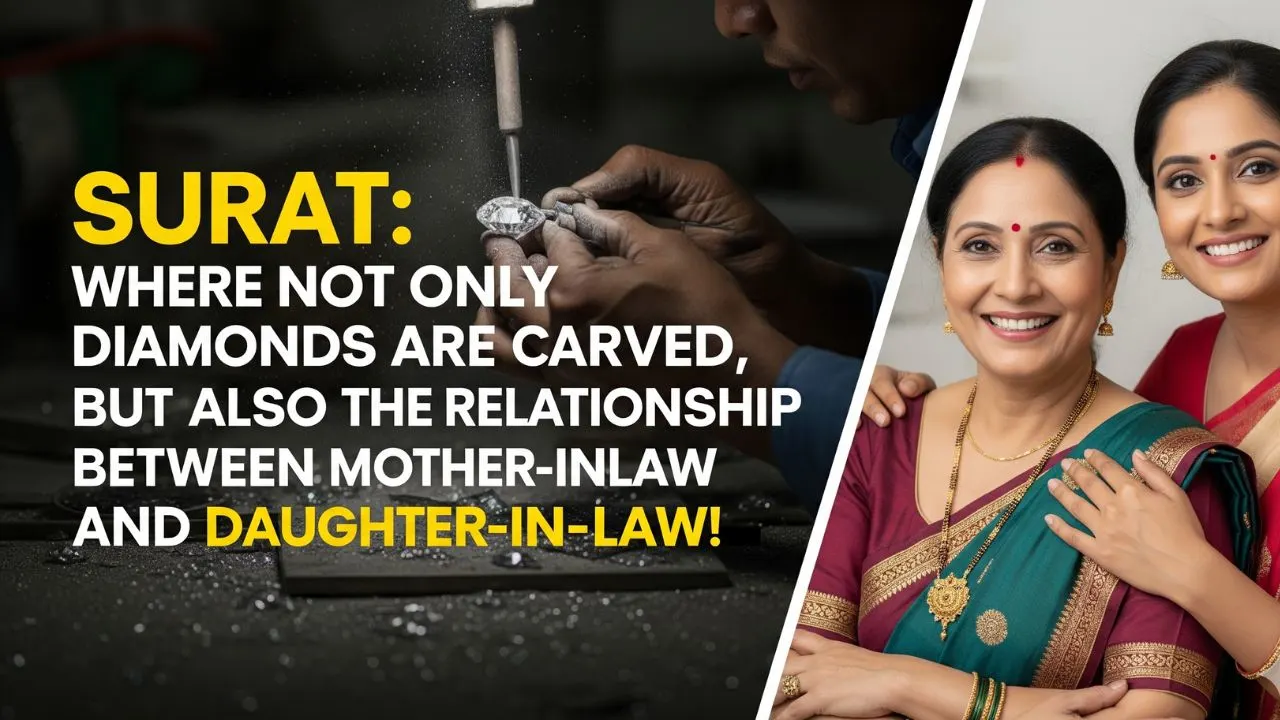 Surat: Where not only diamonds are carved, but also the relationship between mother-in-law and daughter-in-law!