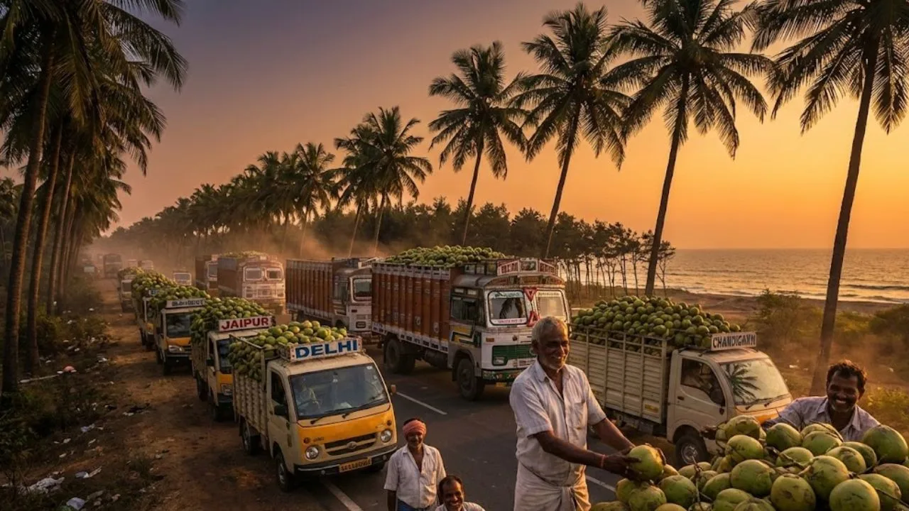 Gujarat Coconut Market