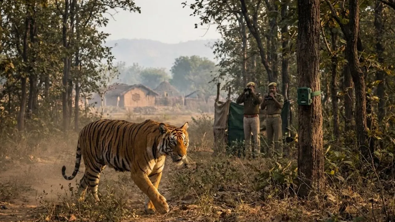 Tiger in Chhota Udepur