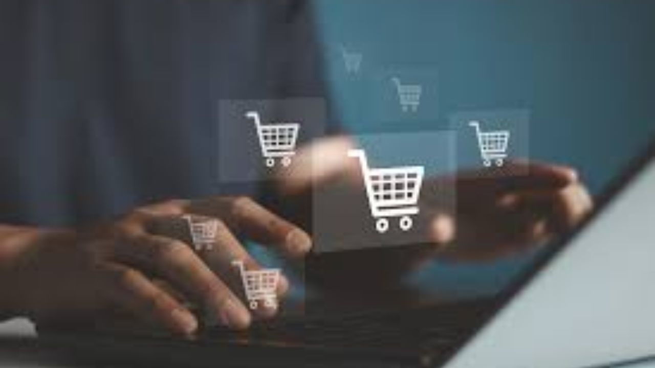 Online shopping representative image