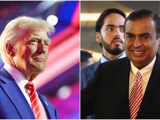 Trump & Mukesh D Ambani