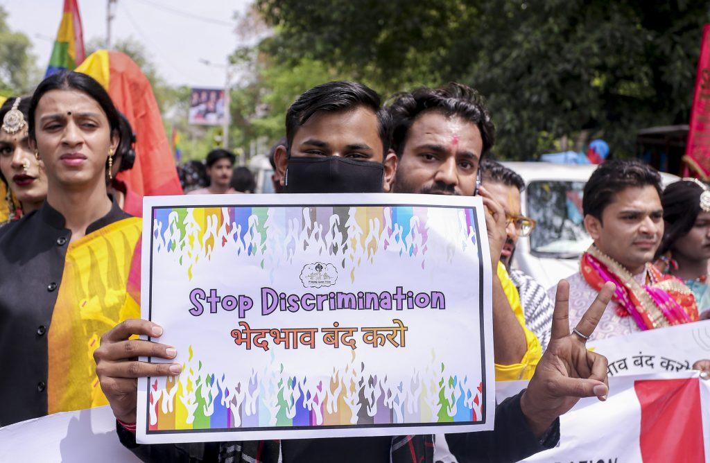 International Transgender Day of Visibility के अवसर पर, प्रयागराज (उत्तर प्रदेश) में एक 'क्वीर प्राइड परेड' — मंगलवार, 31 मार्च, 2026।