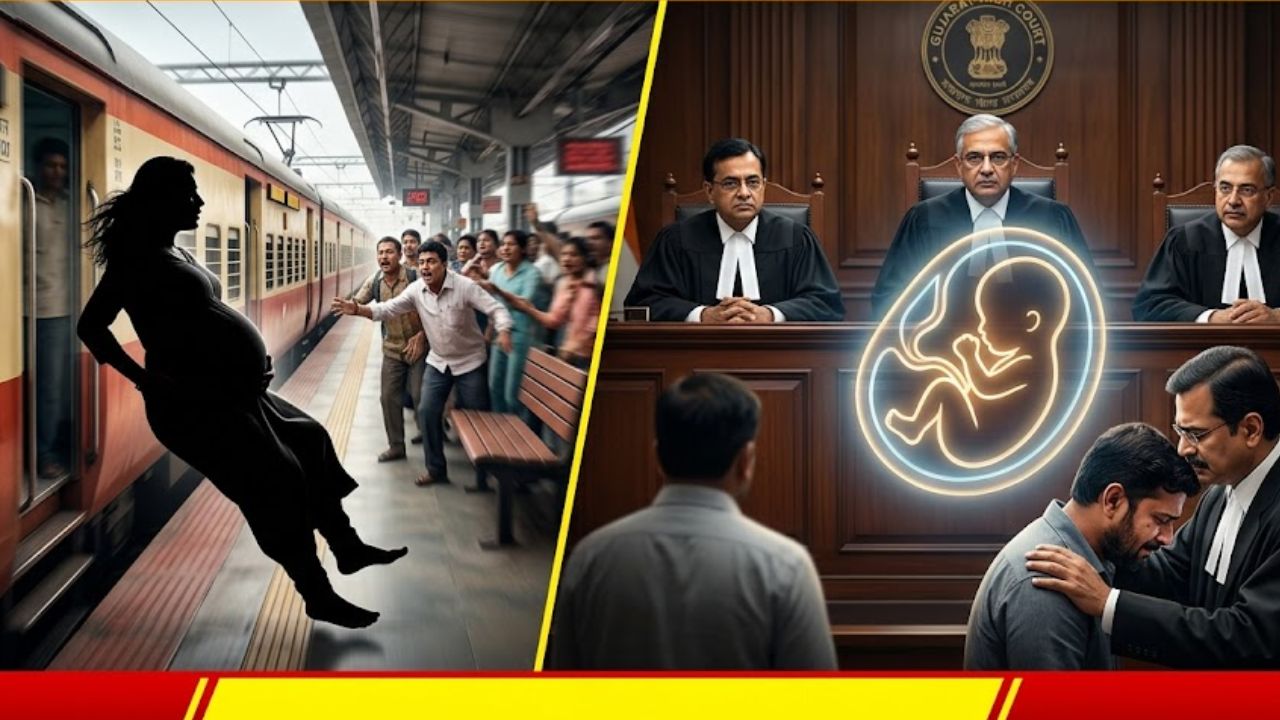 गुजरात हाईकोर्ट का बड़ा फैसला: ट्रेन हादसे में मृत गर्भवती के अजन्मे (स्टिलबॉर्न) बच्चे को भी रेलवे अधिनियम के तहत मिलेगा 8 लाख का अलग मुआवजा।
