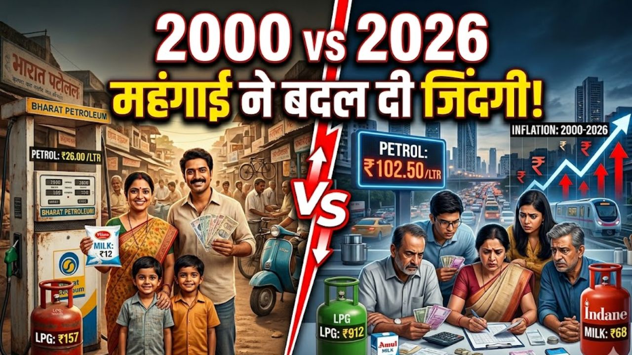 India in 2000 vs 2026