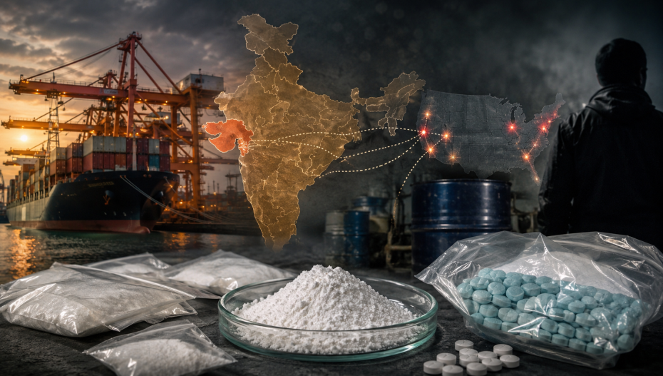 Gujarat's chemical industry faces scrutiny as US investigates links to fentanyl supply chains; Surat businesses under fire.